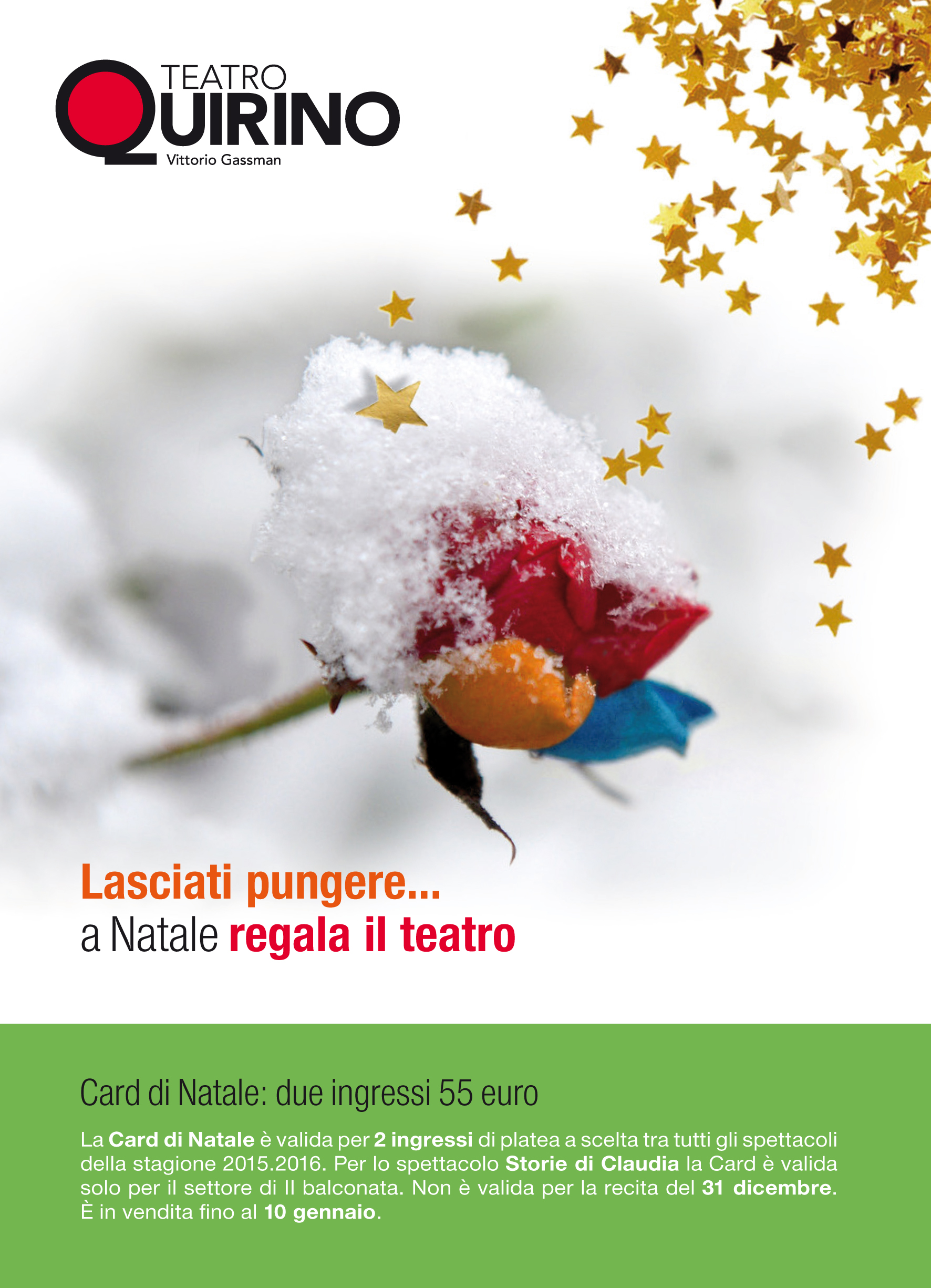 A Natale regala il teatro