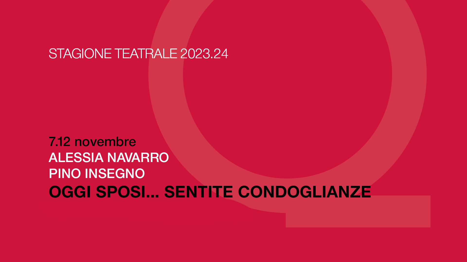 Oggi sposi... sentite condoglianze